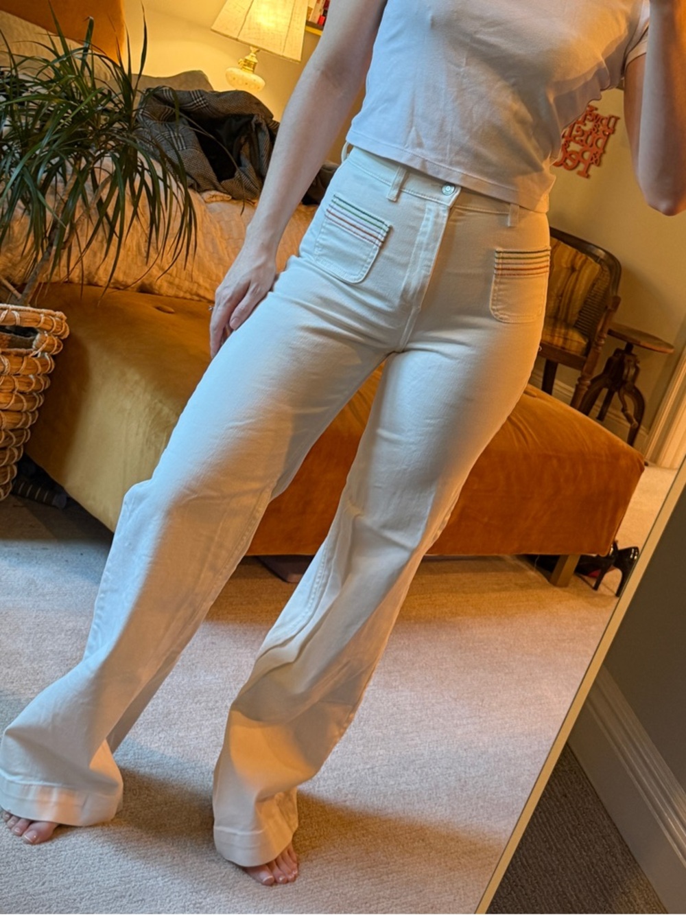 & other stories 70s flare jeans